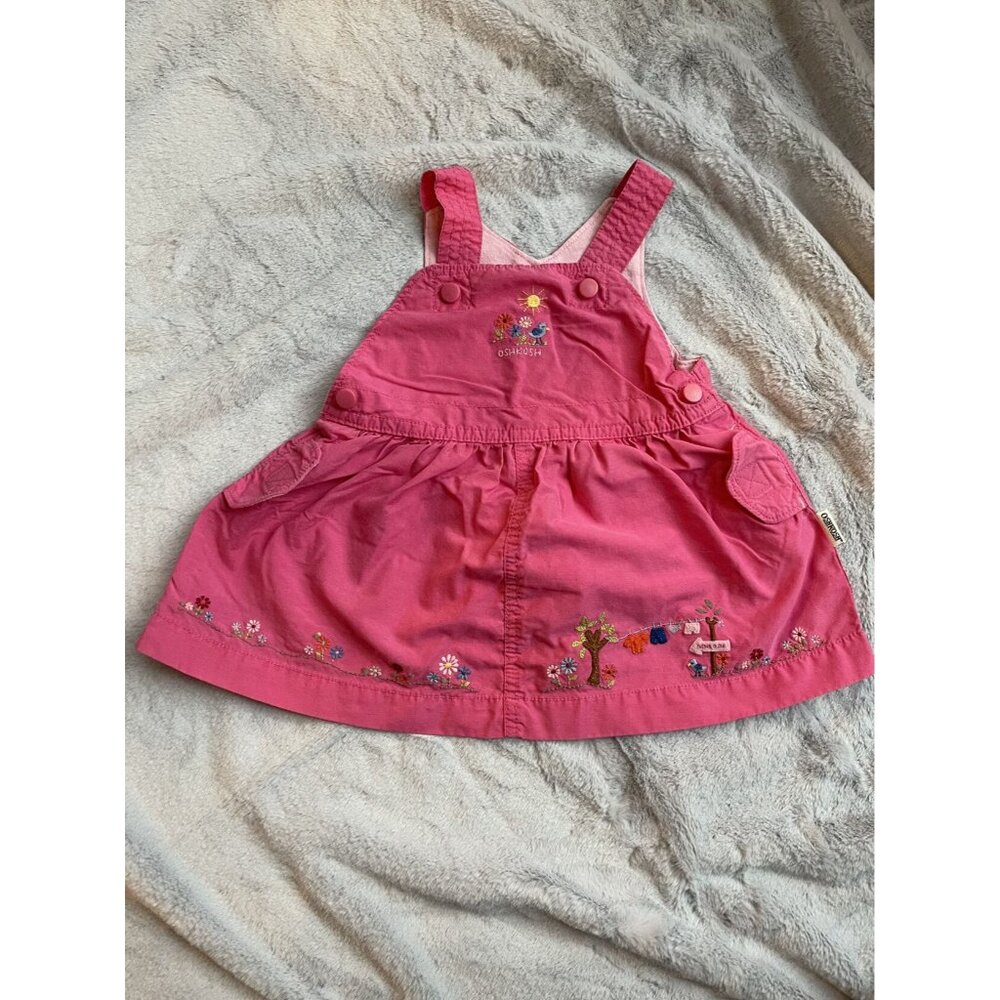 Vintage (1990s) 6-9 MO Pink OshKosh Jumper